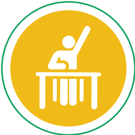Icon representing instructional leadership