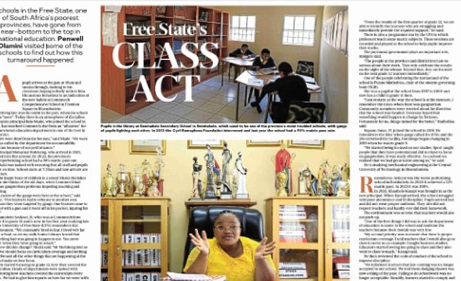 Collage of images showing various educational activities and achievements